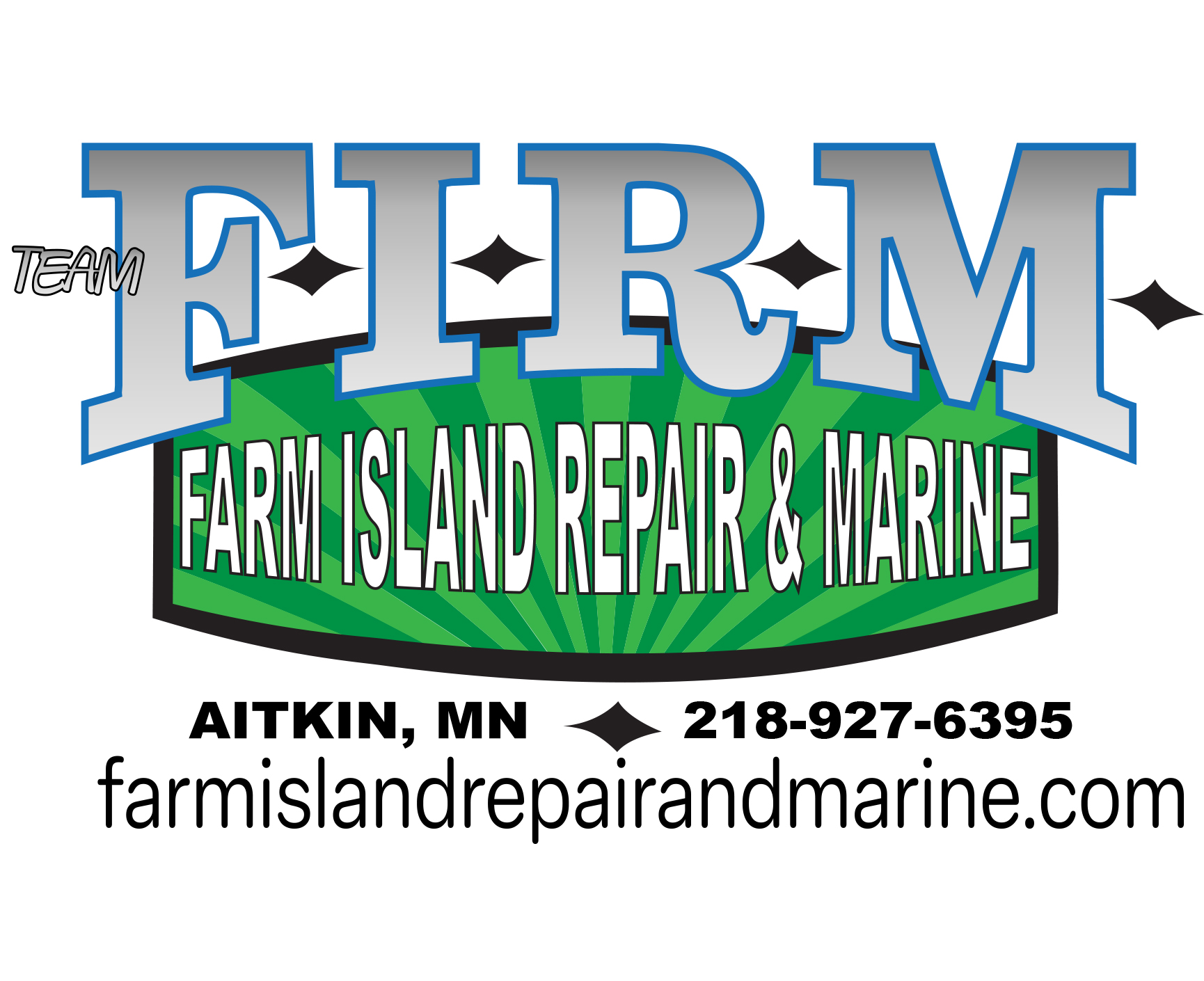 Logo Farm Island Repair and Marine